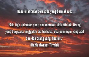 golongan yang tidak ditolak doanya